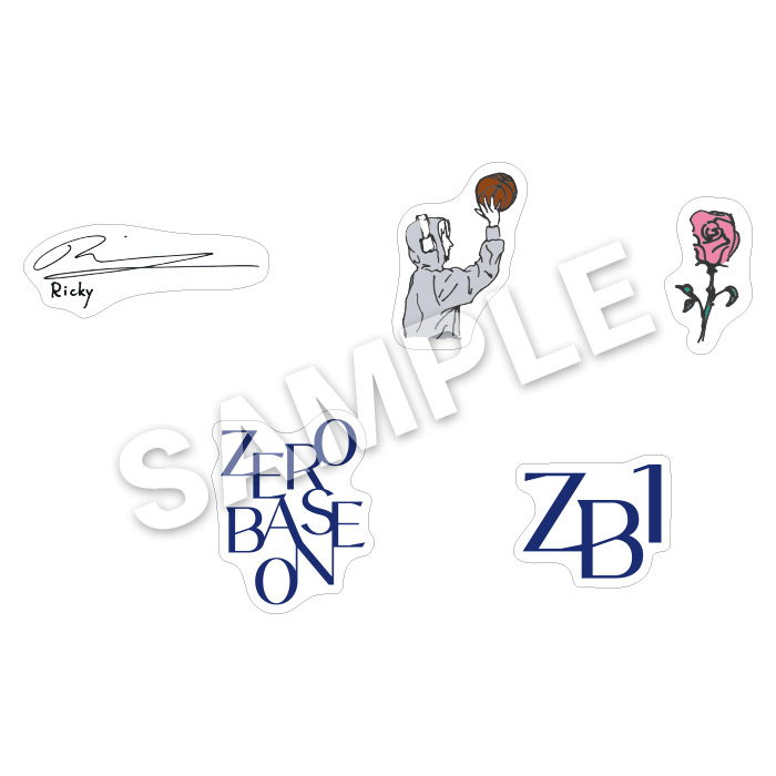 【会場受取】ステッカーセット（RICKY）